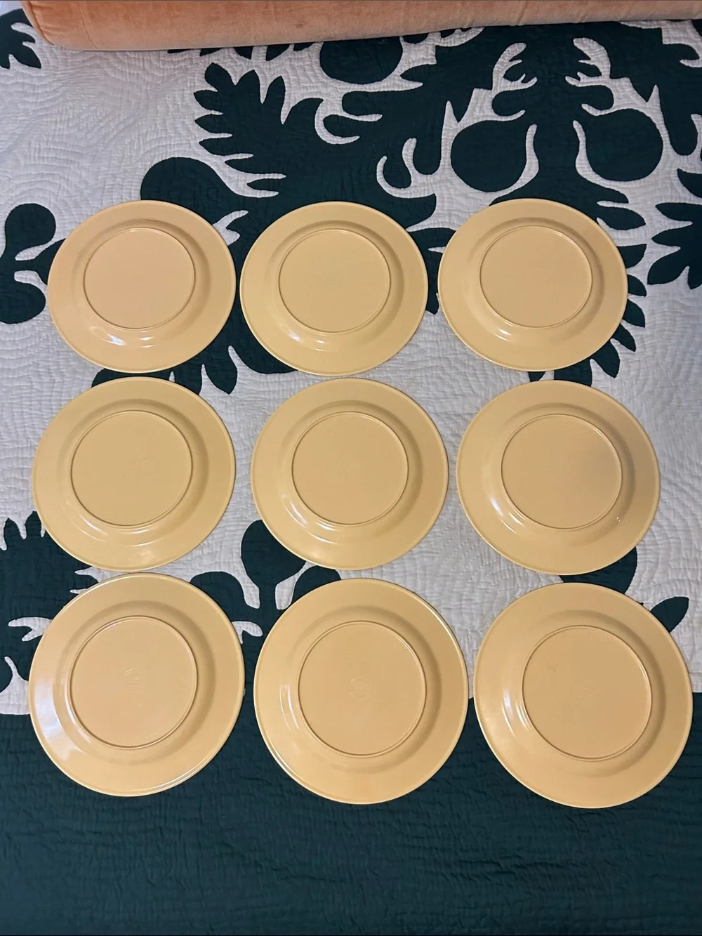 🍋 set of melamine plates microwave & dishwasher safe